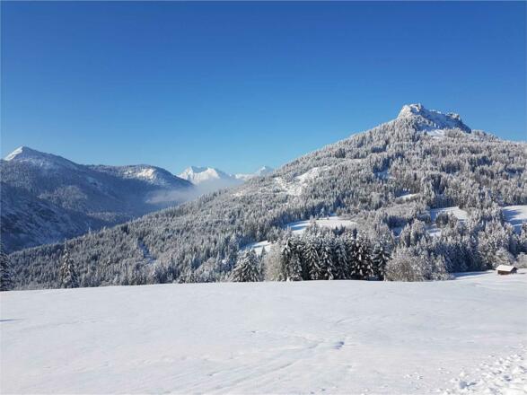 Winterzauber, nur 800 Meter vom Rohrmooshöfle entfernt