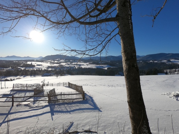 Blick RichtungSüden von der Schönegger Käsealm