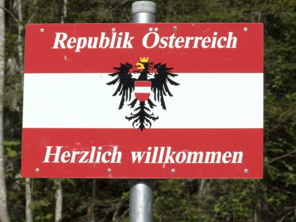 Freundliche Begrüßung in Österreich
