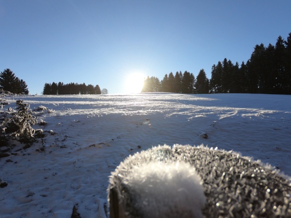 Winterwandern auf dem Milchweg