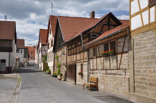 Fachwerkhäuser in Großbardorf