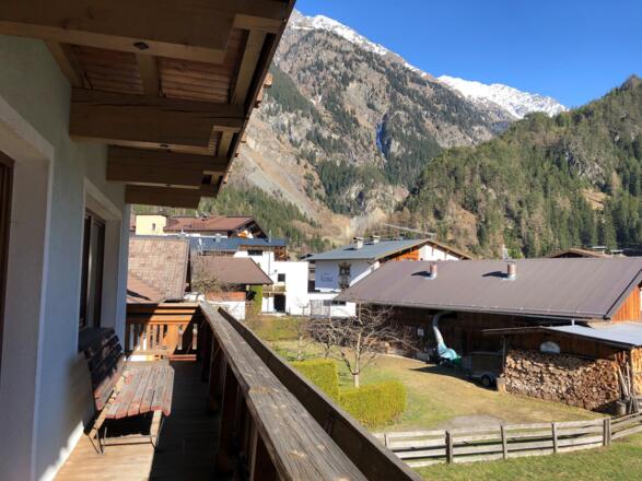 Balkon und Aussicht