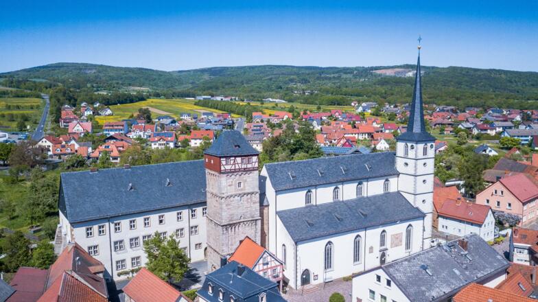 Rentamt Stadtturm Stadtpfarrkirche Bischofsheim