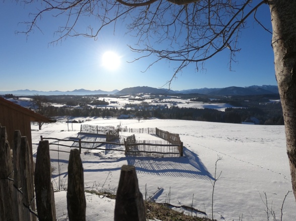 Blick RichtungSüden von der Schönegger Käsealm