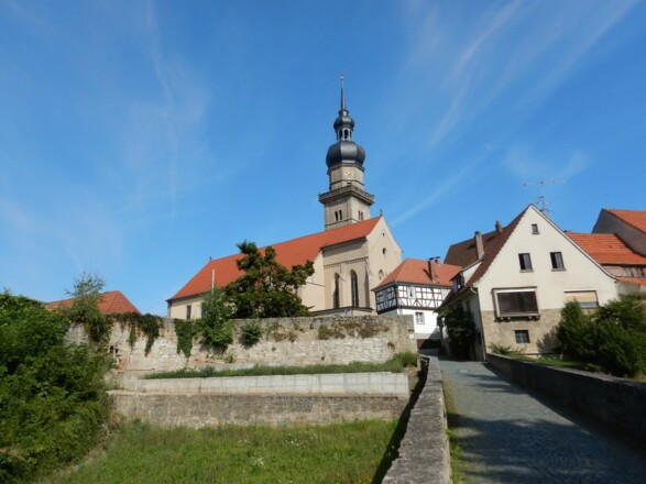 Blick aus Südosten auf Mellrichstadt