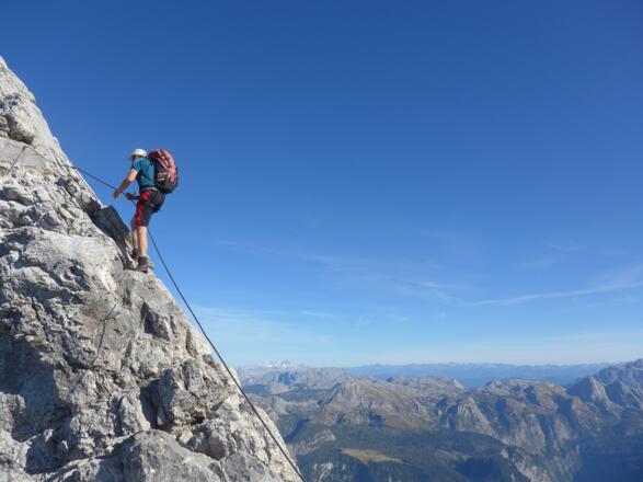 Immer ein Genuss, wenn die Kondition passt: die Überschreitung