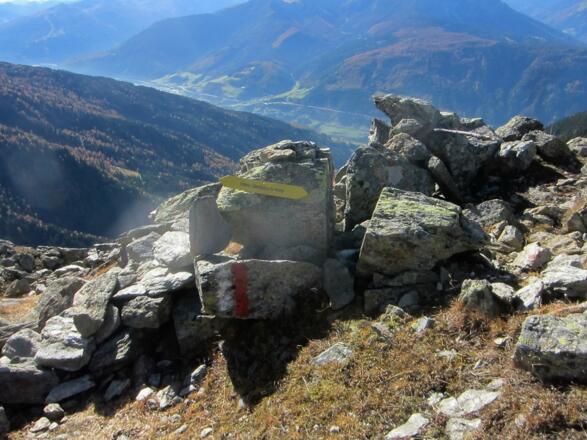 bestens beschildert und markiert - die Kleine Tälerüberschreitung
