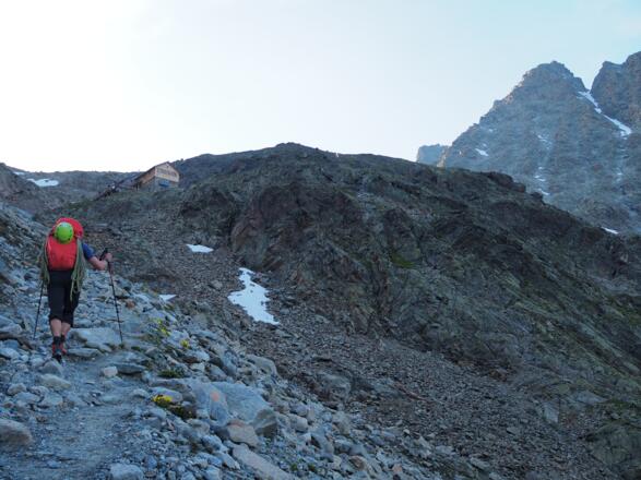 Die letzten Meter zur Hütte