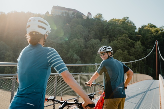 Radtour Innradweg Brücke Wernstein