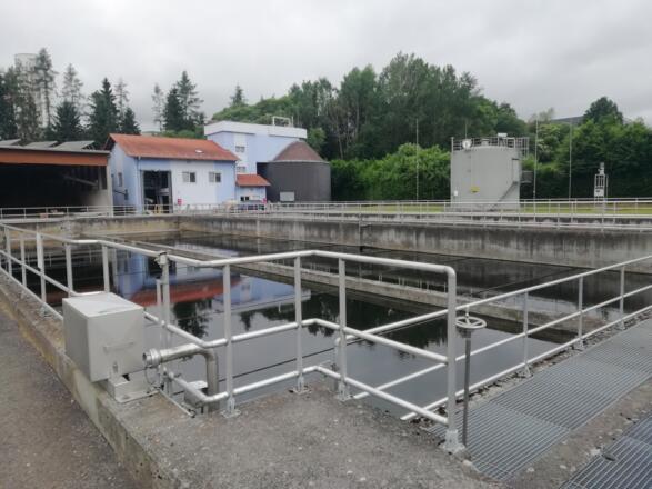 Klärbecken Abwasserverband Freistadt