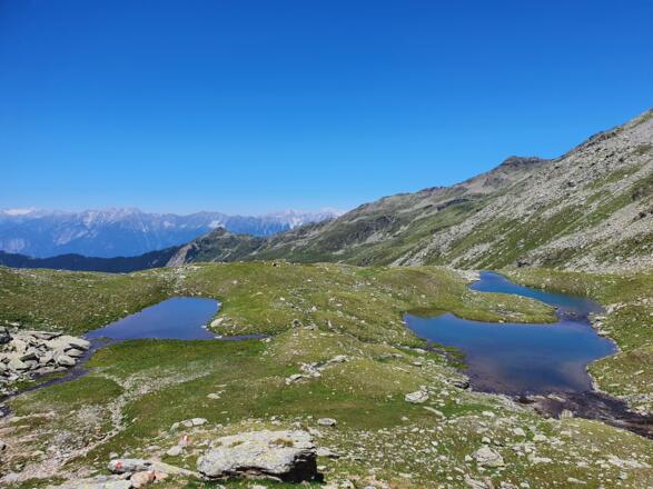 Die Seenplatte der blauen Seen