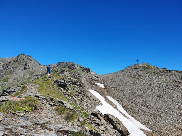 Rückblick zur Grafmartspitze