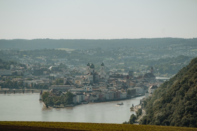 Panoramablick auf Passau, Blaas Freinberg