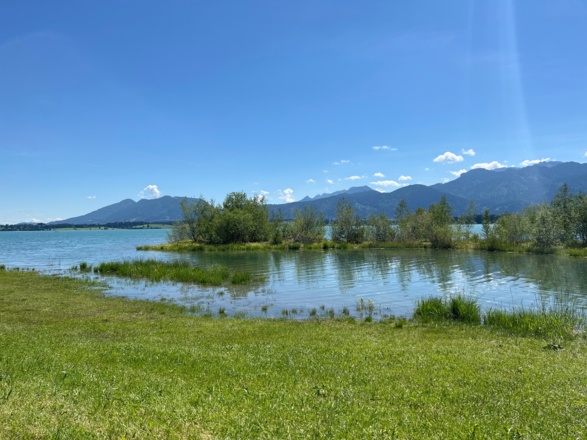 Lechradweg Forggensee bei Rieden