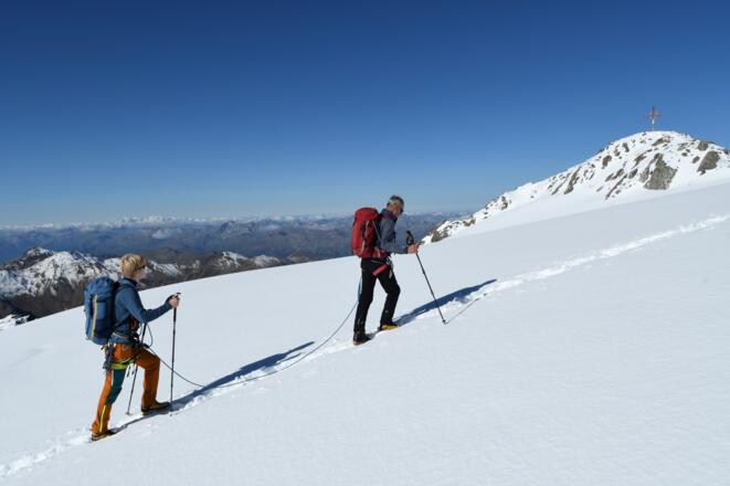Die letzten Meter auf die Weißseespitze.
