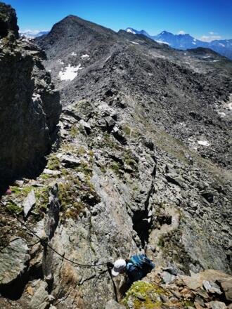 Abstieg Richtung Rosenjoch