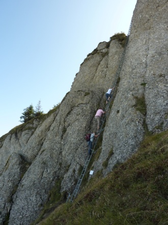 Eisenleiter auf den Steineberg