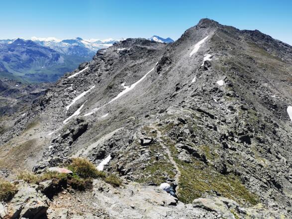 immer weiter Richtung Süden am Grat entlang