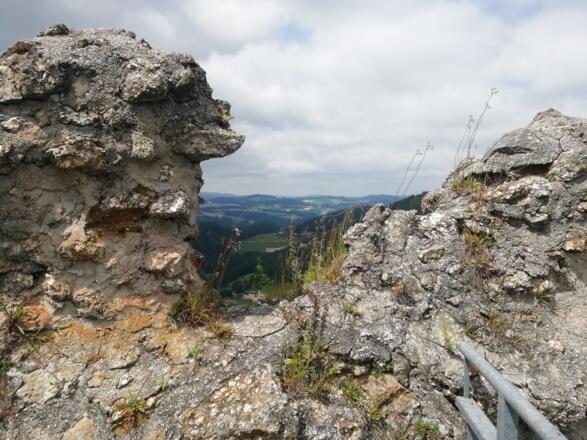 Ausblick von der Ruine Ruttenstein