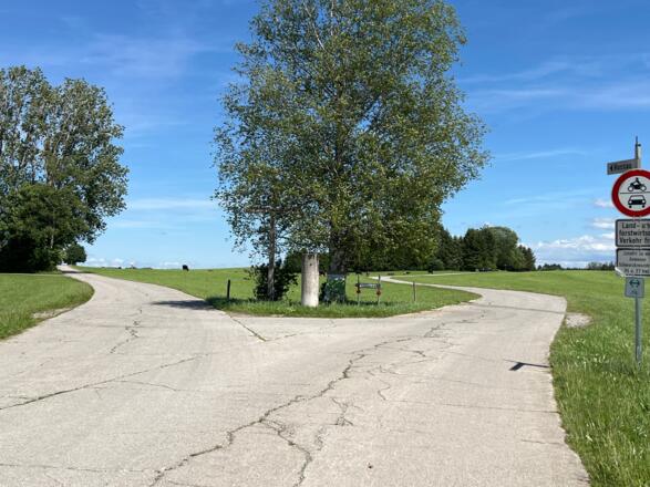 Lechradweg bei Burggen