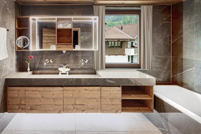 Familiensuite Kessel - Badezimmer