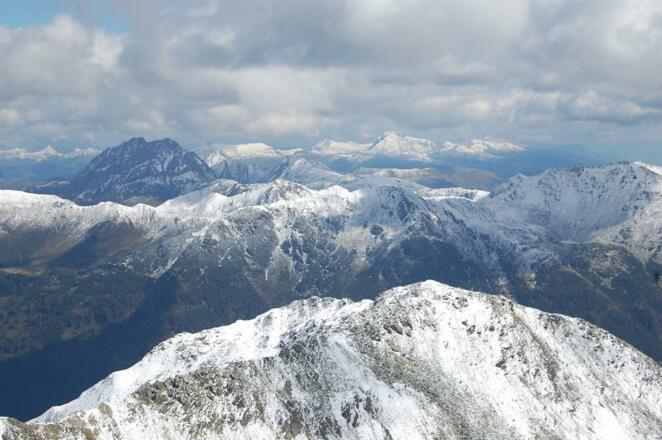 Kröndlhorn, Blick n Osten