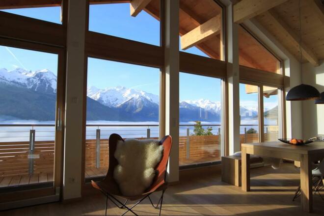 Wohnzimmer mit Ausblick