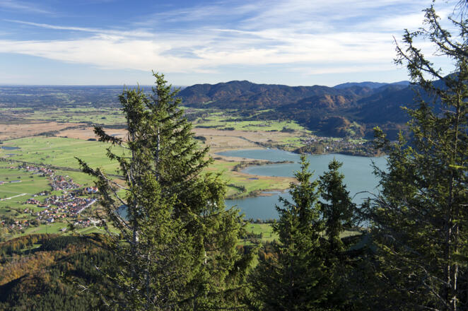 ... auf den Kochelsee ...