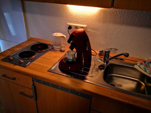 Eine Pad-Kaffeemachine für einen rasch zubereiteten Muntermacher