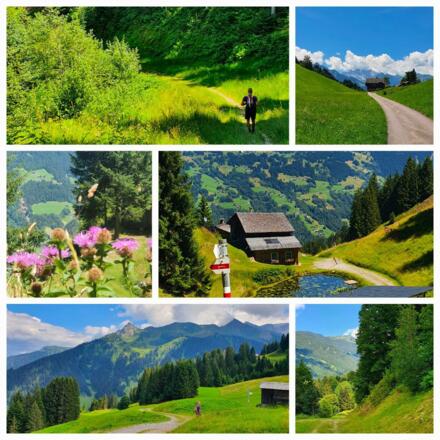 Wanderung direkt vom Haus zum Kropfen