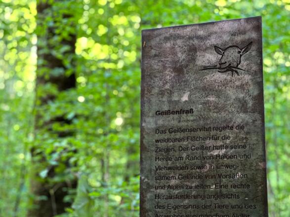 Beschilderung, Goßarweag