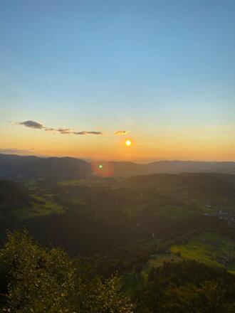 Sonnenuntergang Hittisberg