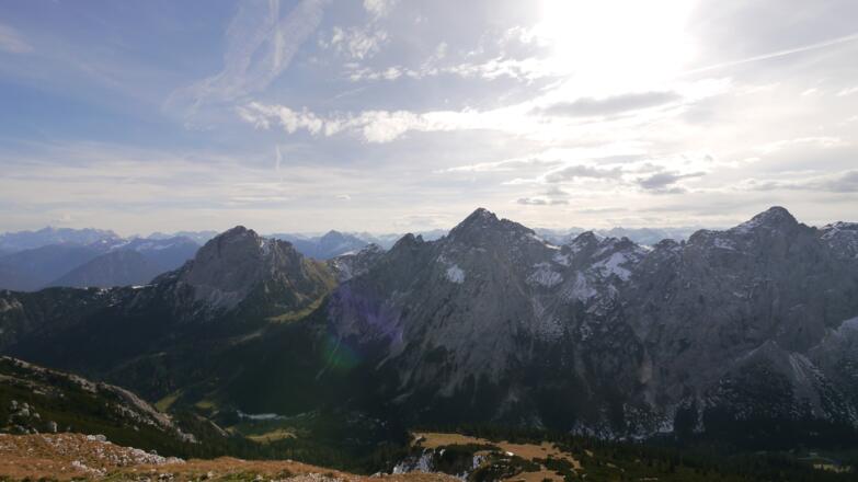 Große Schlicke - Blick auf die Tannheimer Berge