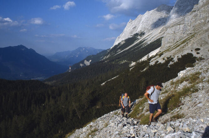 Anstieg Wiener Neustädter Hütte