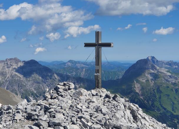 Gipfelkreuz des Spuller Schafberg