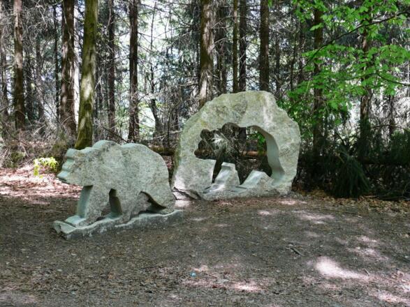 Vor diesen Bären auf dem Waldstein muss man sich nicht fürchten.