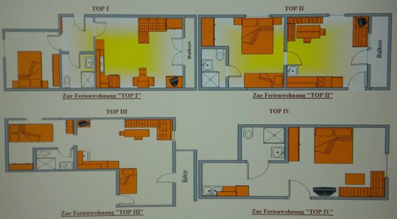 Ferienwohnung Jedinger Übersicht