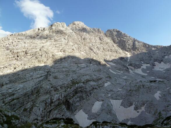 Eiskogel und Kreuzreifhorn von der Hütte aus gesehen