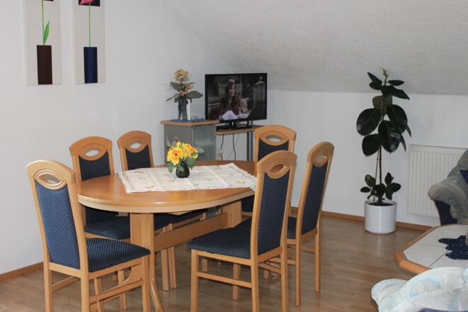 Küche in Ferienwohnung
