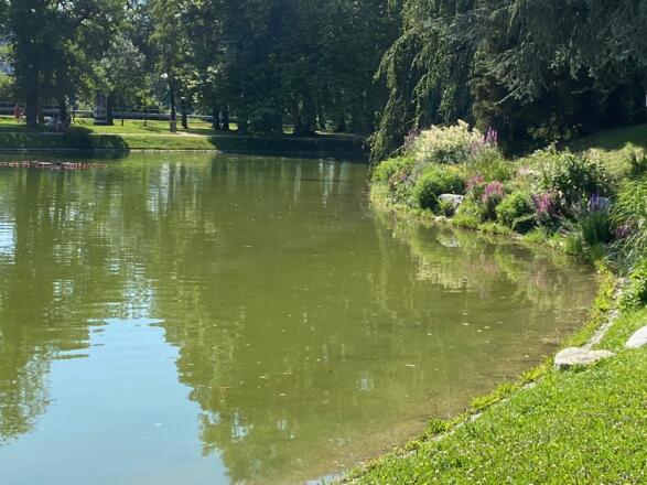 Start der Tour im Salzburger Volksgarten