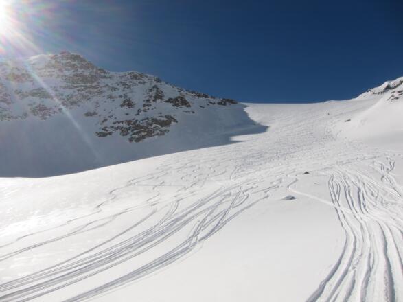 Aufstieg zum Riffelferner