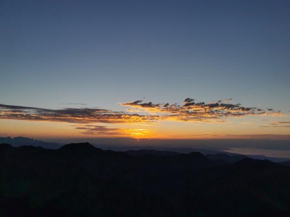 Stimmung nach dem Sonnenuntergang