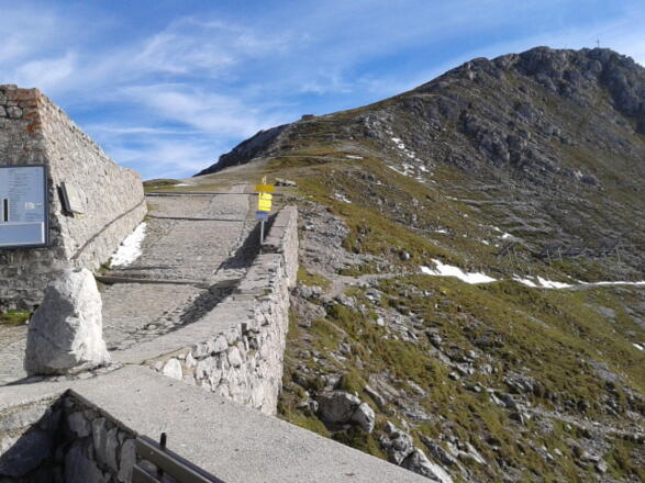 Start an der Hafelekar-Bergstation
