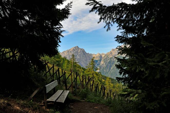 Blick hinüber zu den Lienzer Dolomiten.