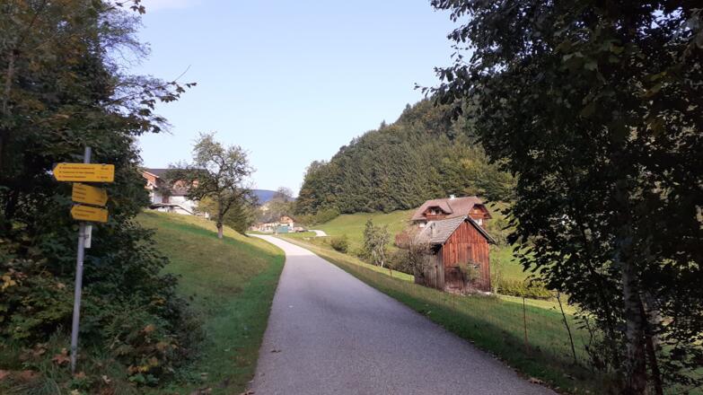 Anstieg Sulzau ~535m