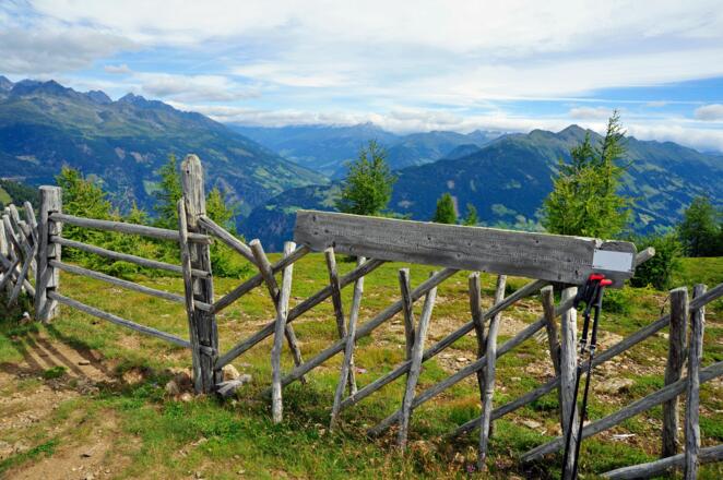 Das Mölltal in weiter Ferne.