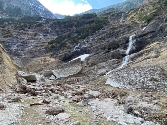 Eiskapelle später im Jahr