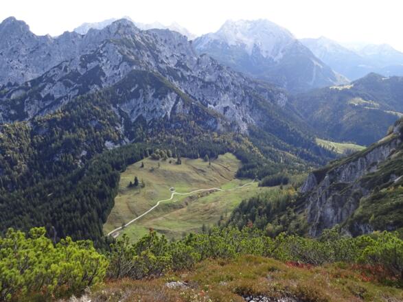 Blick auf die Hundsalm