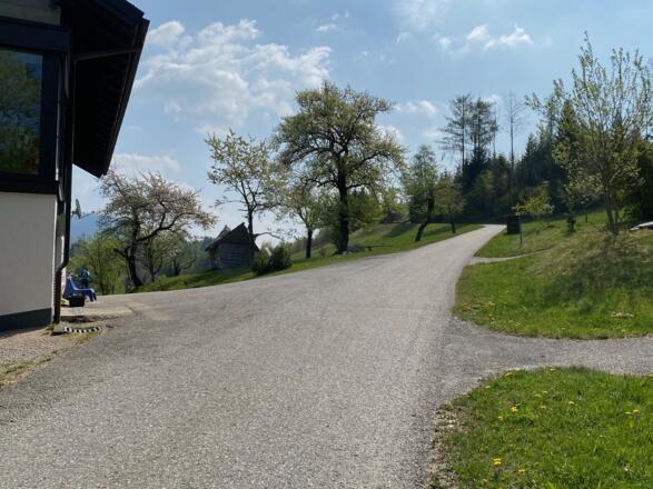 Abzweigung Stromberg ..... hier links