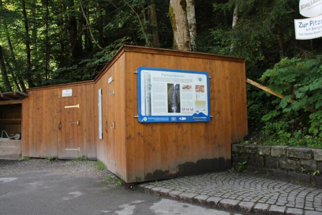 Der Standort der Geotop-Tafel